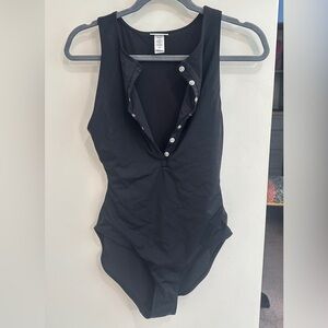 Andie Black Elegant One-Piece Swimsuit